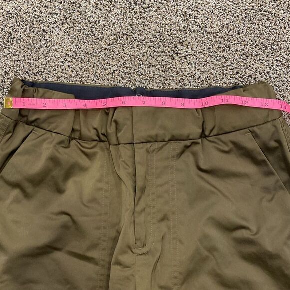 ATHLETA 8 Radiant Green High Rise Shine Joggers Gorpcore Athleisure Zip Ankle - Picture 13 of 16